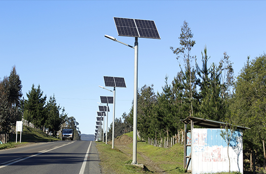 Проект солнечных уличных фонарей Split для Roadway в Южной Африке