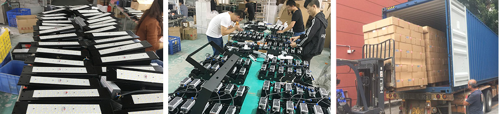 Производство регулируемого модульного светодиодного прожектора (TGD03)