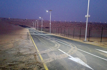 Проект освещения инженерных дорог острова Дубай