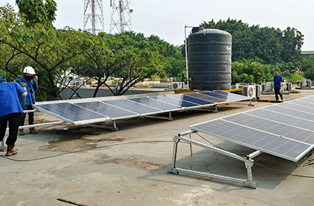Проект системы солнечной энергии 20kw для ресторана в Индонезии
