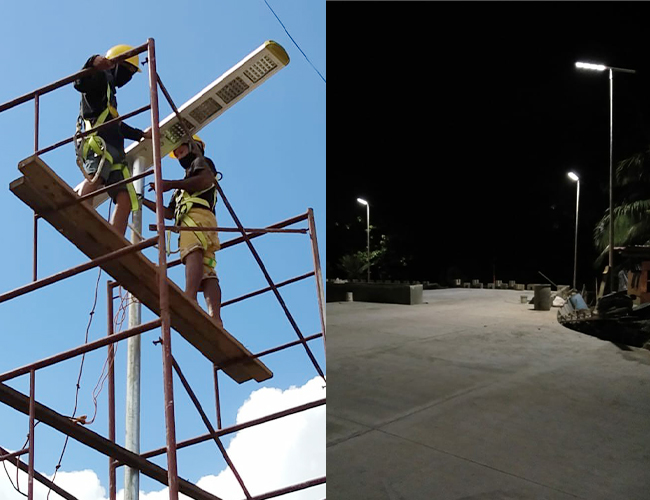 integrated solar street light price
