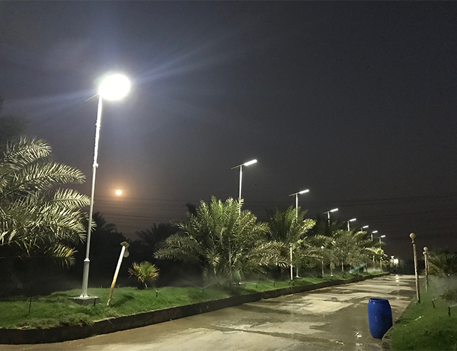 integrated solar street light specification
