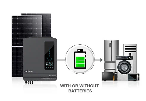 Инвертор может работать без батарей, что помогает снизить стоимость систем солнечной энергии.