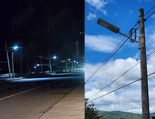 Интегрированная солнечная лампа LED