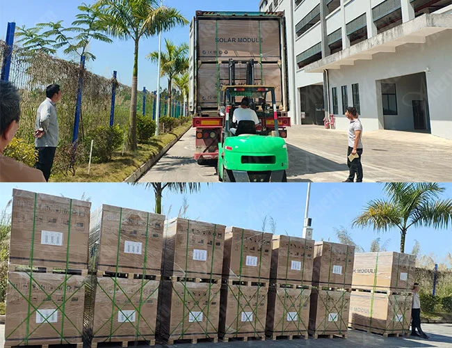 Монохромные двухсторонние солнечные панели Anern
