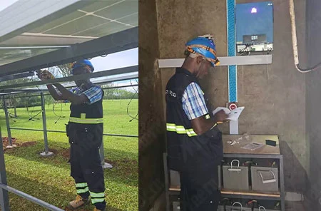 2.4KW & 10.2KW Солнечная энергетическая система в Уганде