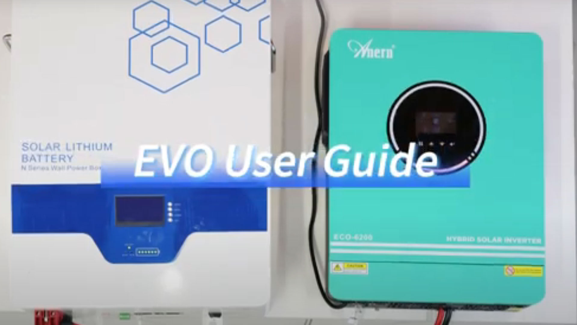 Настройки связи инвертора серии AN-EVO и литиевой батареи серии N