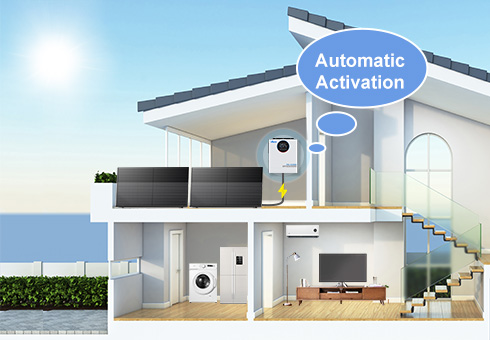 Оснащен надежной функцией автоматической активации литиевой батареи, легко интегрируется как с источниками переменного тока, так и с фотоэлектрическими источниками, максимизируя производительность и потребление энергии.